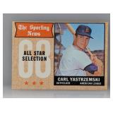 1968 TOPPS Baseball CARL YASTRZEMSKI HOF 369