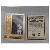 1996-1997 UD 4x MVP Au 22 Kt Gold Michael Jordan