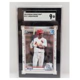 2020 Jordan Walker Bowman Chrome 1st SGC 9