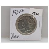 1934-D 90% Silv Peace $1 Dollar