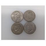 (4) Ike $1 Dollars