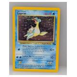 1999 Pokemon Fossil Lapras Holo #10 Edges