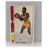 1976-77 Topps Charles Johnson Line/Indent