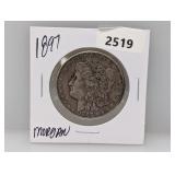 1897 90% Silv Morgan $1 Dollar