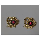 (2) Gold Tone MVBC Service Pins