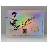 2001 Topps Tribute Lou Gehrig Bat Relic #RBLG