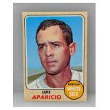1968 TOPPS Baseball LUIS APARICIO HOF  Scratches