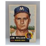 1953 Topps Semi Hi #208 Jim Wilson Braves W/I