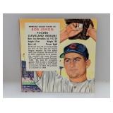 1954 red man tobacco Baseball BOB LEMON HOF S