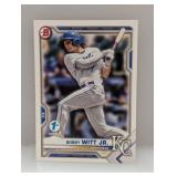 2021 Bowman Bobby Witt Jr RC 1st Edition