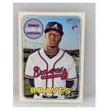 2018 Ronald Acuna Jr. Topps Heritage RC #580