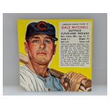 1953 red man tobacco DALE MITCHELL 9A Cs/S/Is