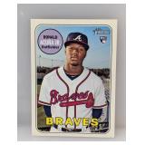 2018 Ronald Acuna Jr. Topps Heritage RC #580