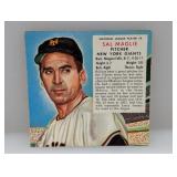 1953 red man tobacco Baseball SAL MAGLIE Wrinkles