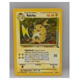 Pokemon 1999 Raichu Holo 14 Surface