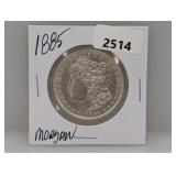 1885 90% Silv Morgan $1 Dollar