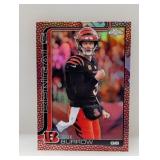 2025 Topps Chrome Joe Burrow Leather Refractor