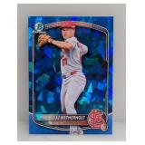 2025 Bowman Chrome Draft Blue Sapphire Wetherholt