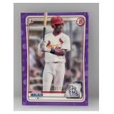 2020 Bowman Draft Chrome Walker Purple Ref /250 RC