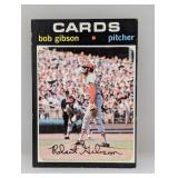 1971 Topps Bob Gibson #450 Edges