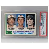 1982 Topps Cal Ripken Jr/Bonner/Schneider RC PSA 8