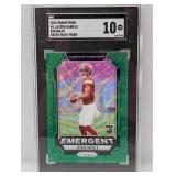 2024 Prizm #2 Daniels Green Wave Prizm RC SGC 10