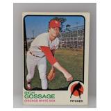 1973 TOPPS RICH GOSSAGE HOF/ROOKIE CARD 174 Is