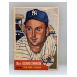 1953 Topps Semi Hi #213 Ray Scarborough Yankees