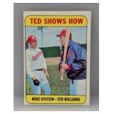 1969 TOPPS Baseball TED WILLIAMS HOF 539 Stains