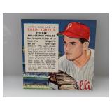 1954 red man tobacco Baseball ROBIN ROBERTS HOF