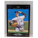 2007 Topps Tom Glavine on Card Auto HA Au