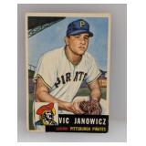 1953 Topps Hi #222 - Vic Janowicz "Pirates" Crea