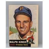 1953 Topps Semi Hi #191 Ralph Kiner HOF PL/S