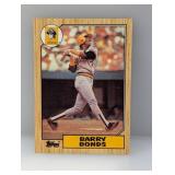 1987 Topps #320 Barry Bonds Rookie Pirates Indent