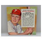 1954 red man tobacco Baseball RICHIE ASHBURN HOF
