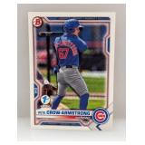 2021 Bowman Pete Crow Armstrong RC 1st Ediion