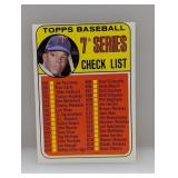 1969 TOPPS Baseball ROD CAREW CHECKLIST UNCHECKED