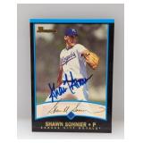 2001 Bowman Shawn Sonnier on Card Auto HA Au #282