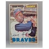 1967 Topps Hank Aaron #250 Crease