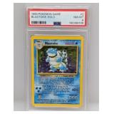 1999 Pokemon Base Set Blastoise Holo PSA 8