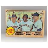 1968 Topps Super Stars Mantle/Mays/Killebrew HOF