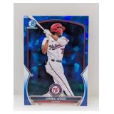 2023 Bowman Chrome Prospect Blue Sapphire Wood