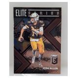 2018 Elite Series Silver Foil Josh Allen RC #4