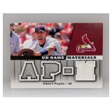 2009 Upper Deck Albert Pujols Game Used