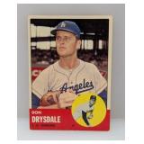 1963 Topps #360 Don Drysdale HOF Dodgers S/S