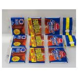 (3) 1990 Fleer Football Rack Packs 45 Cards
