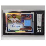 2024 Winn Bowman Ch Auto Relic Ref RC /95 SGC 9 10