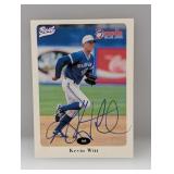 1996 Best Cards Kevin Witt on Card Auto HA Au #26