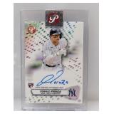 2023 Peraza Topps Pristine Ref Auto RC Sealed