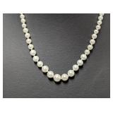18" Faux Pearl Strand Necklace